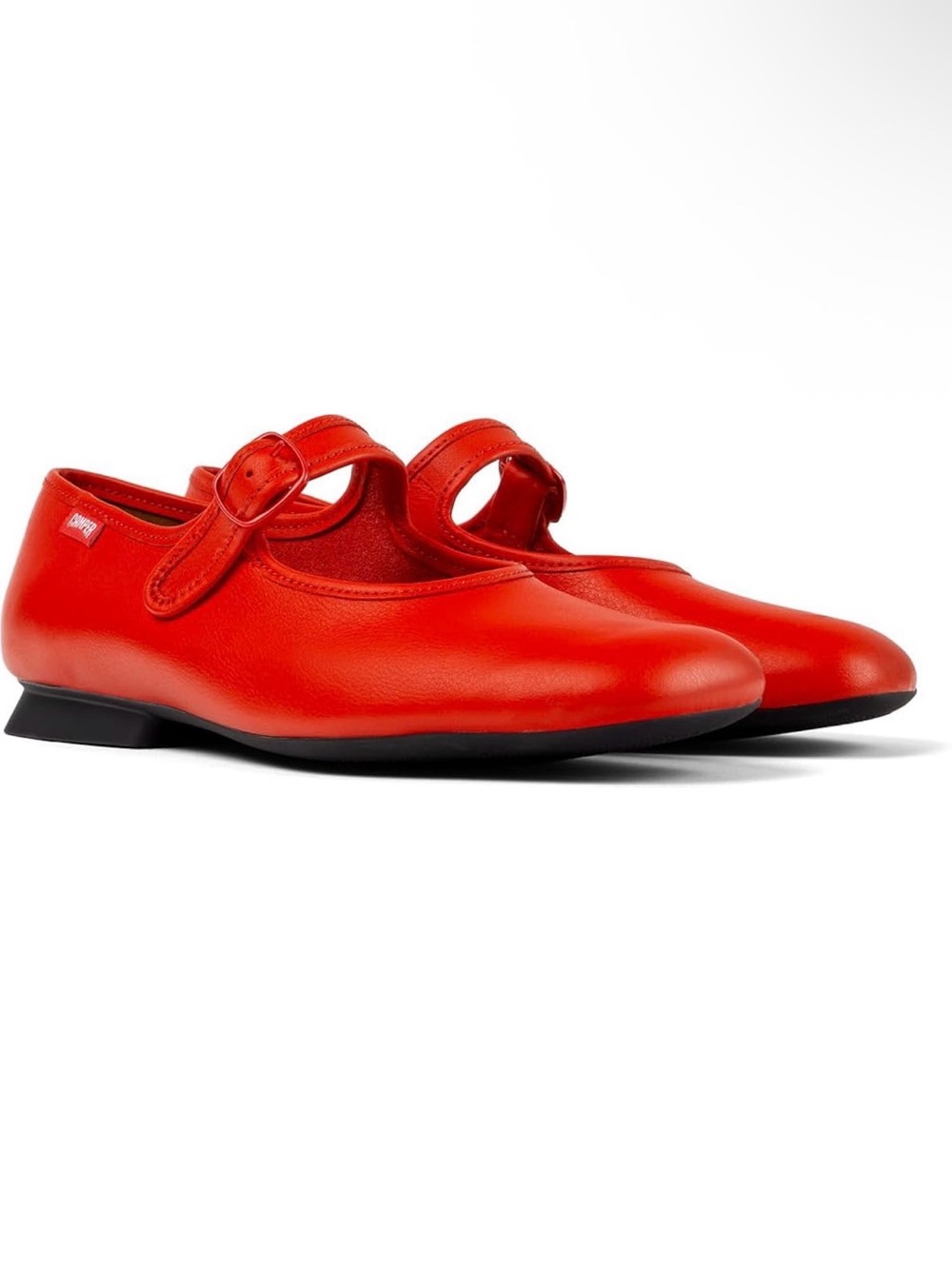 NEW Camper Casi Myra Red Leather Mary Janes – US7 - Picture 3 of 9